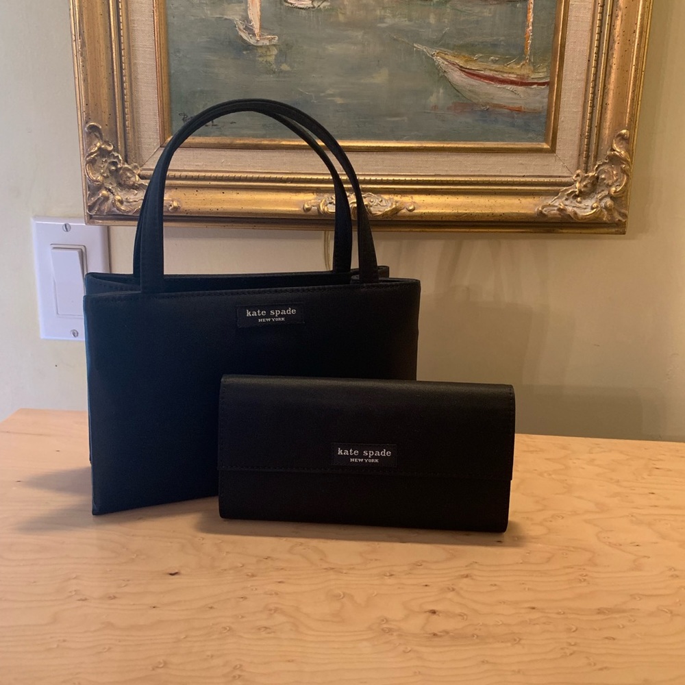 Vintage Kate Spade black hand bag